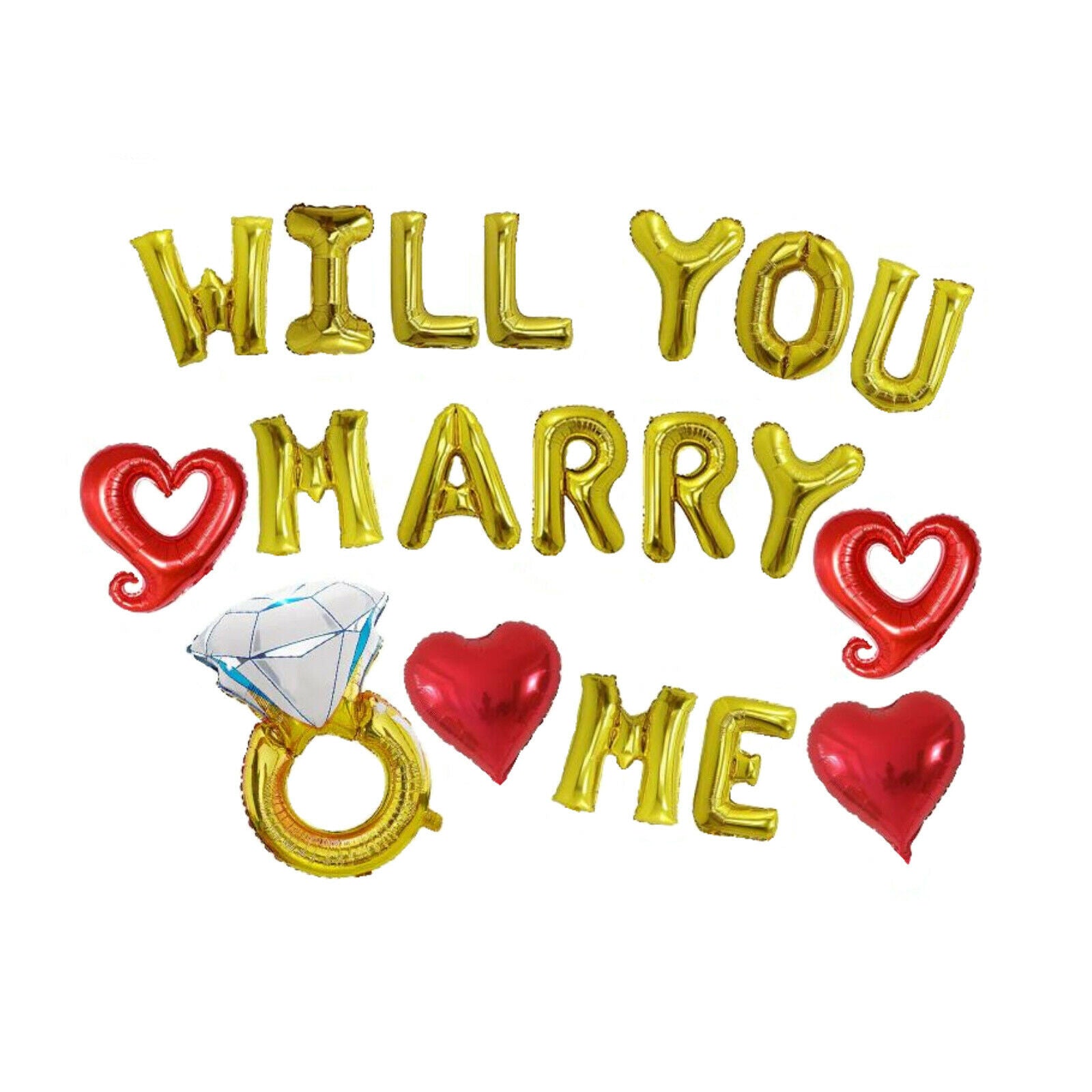 Will You Marry Me Balloons - Marriage Proposal Ideas